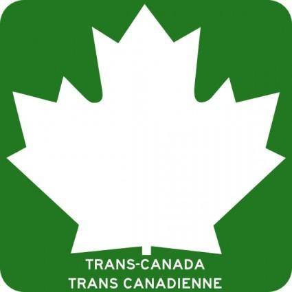 Trans Canada Highway clip art