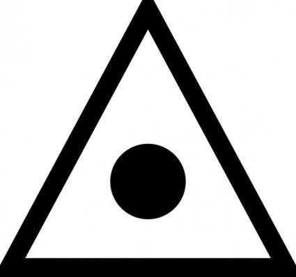 Japanese Map Symbol Triangulation Point clip art