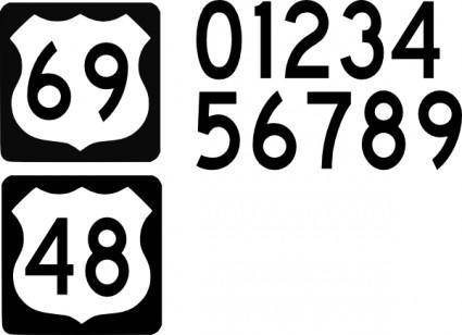 Boort Us Highway Sign clip art
