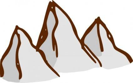 Rpg Map Symbols Mountains clip art