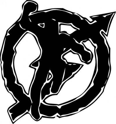 Squatter Symbol clip art