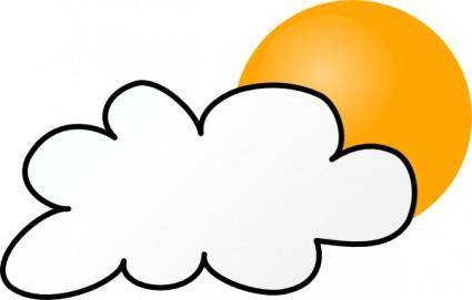 Cloudy Weather clip art
