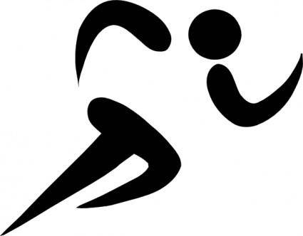 Olympic Sports Athletics Pictogram clip art