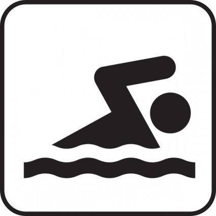 Swimming clip art