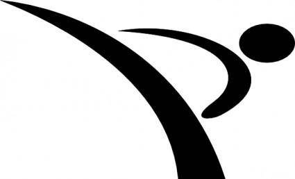 Karate Logo clip art