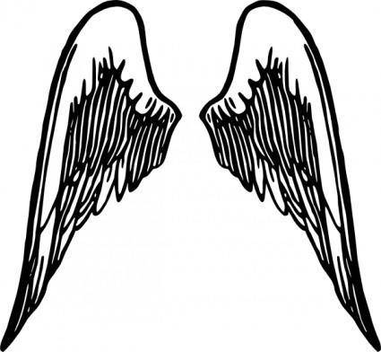 Angel Wings Tattoo clip art