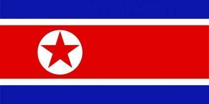 North Korea National Flag clip art