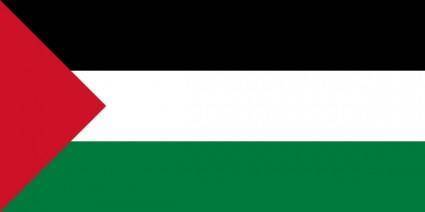 Flag Of Palestine clip art