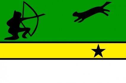 Flag Of Amazonas Colombia clip art
