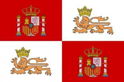 Tobias Historic Flag Of The Spain Royal Navy clip art