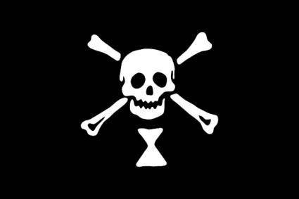 Pirate Flag clip art