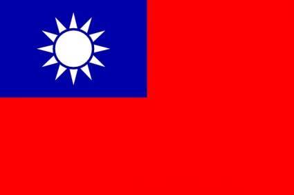 Flag Of The Republic Of China clip art