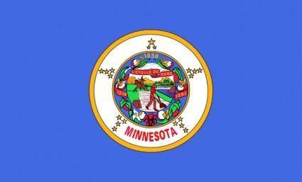 Us Minnesota Flag clip art