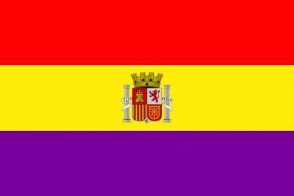 Bandera De La Segunda Republica Espanola clip art
