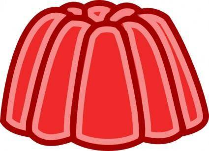 Red Jelly clip art