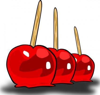 Candied Apples clip art