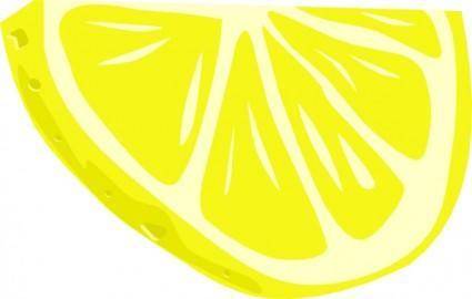 Lemon (half Slice) clip art