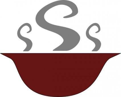 Bowl Of Steaming Soup clip art