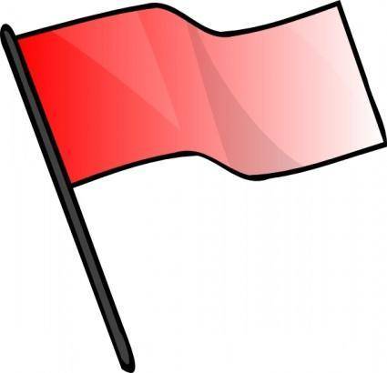 Red Flag clip art