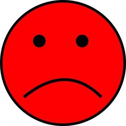 Frowny Face clip art