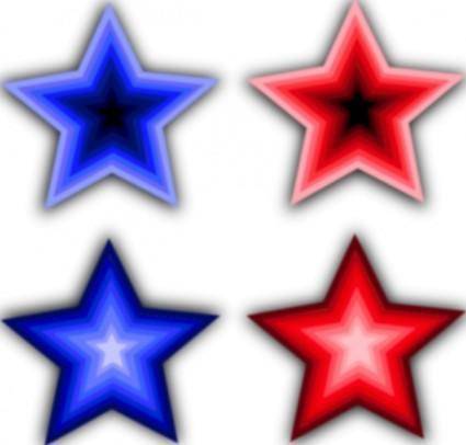 Four Stars clip art
