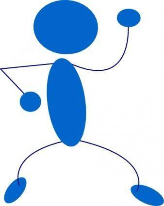 Blueman clip art