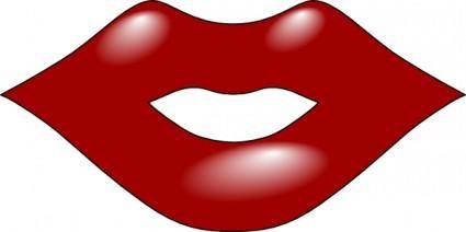 Red Lips clip art