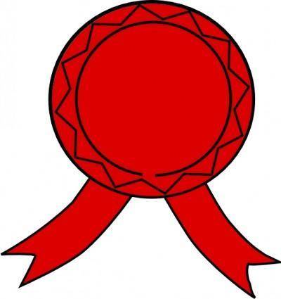 Red Badge clip art