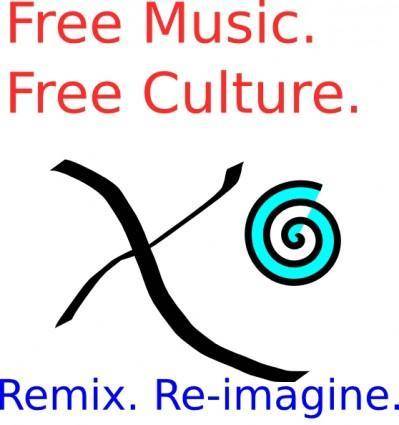 Remix Music clip art