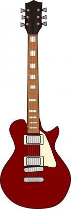 Gibson Les Paul Guitar clip art