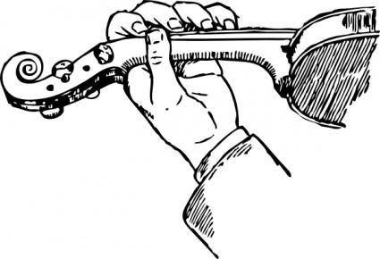 Fingering Position clip art