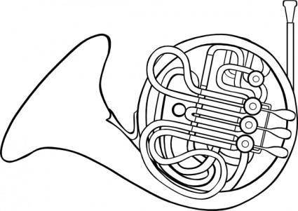 French Horn clip art