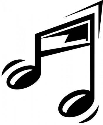 Funny Music Note clip art