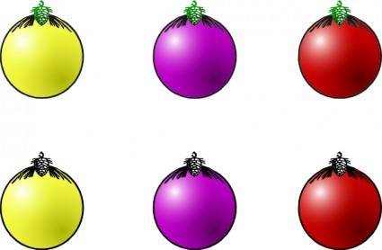 Christmas Balls clip art