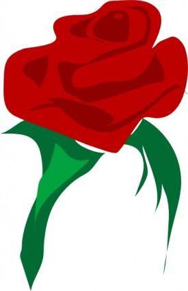 Rose Red Flower clip art