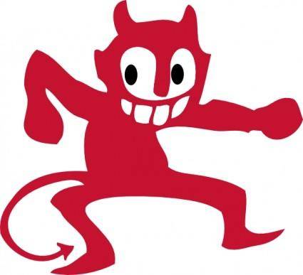 Dancing Devil clip art