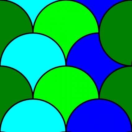 Circles Tile Pattern clip art