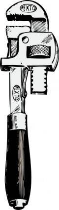 Pipe Wrench clip art