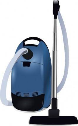 Blue Vacuum Cleaner clip art