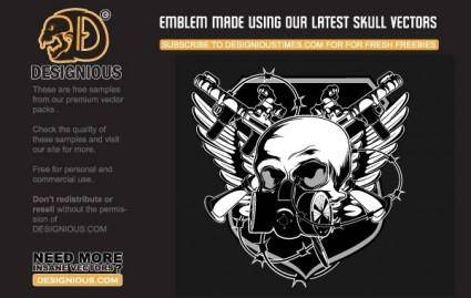 Skull emblem