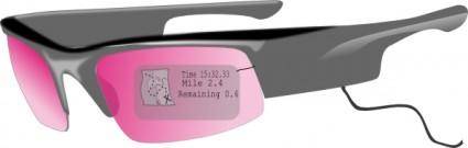Glasses With Gps clip art