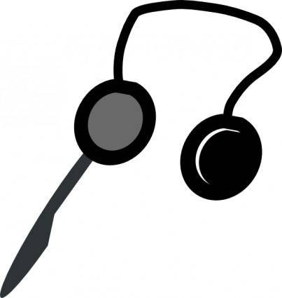 Headphones And Mic clip art