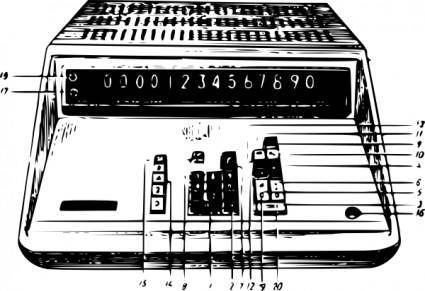Ussr Calculator clip art