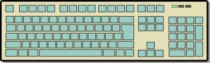Computer Keyboard clip art