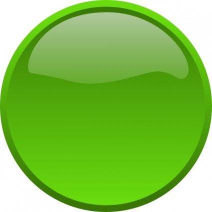 Button-green clip art