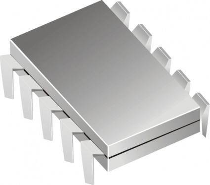 Microchip Electronics Ic clip art