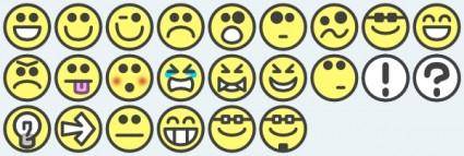 Smilies Emotion Icons clip art