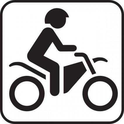 Map Symbol Motorbike clip art