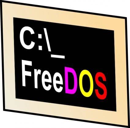 Freedos Icon clip art