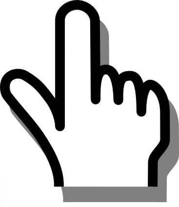 Pointing Finger clip art